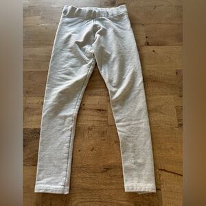 Boden Heather Gray Fabric legging pants size 8 - 9 years
